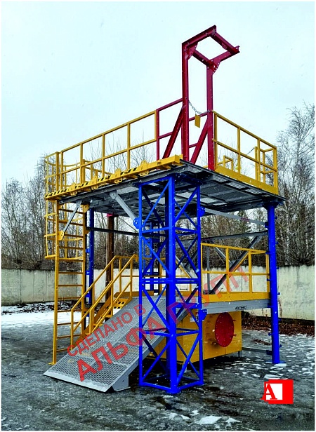 г.Сухой Лог. Полигон для практических работ на высоте  "АЛЬПИНИСТ" 03-02 установлен  в "СЛК ЦЕМЕНТ"